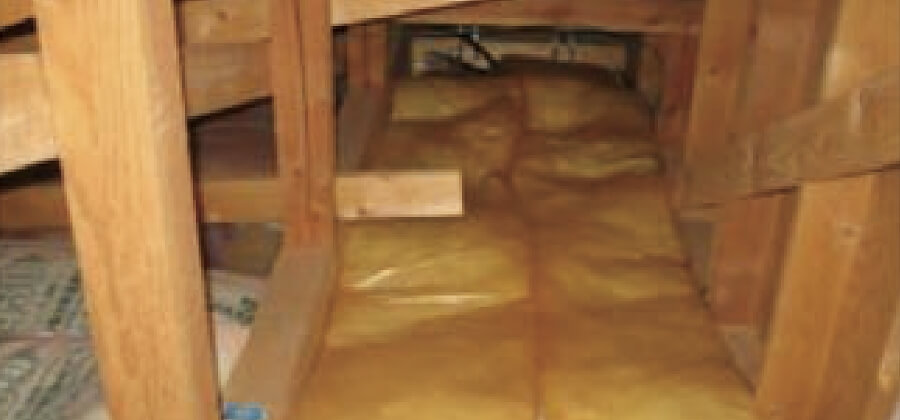屋根断熱なしの場合