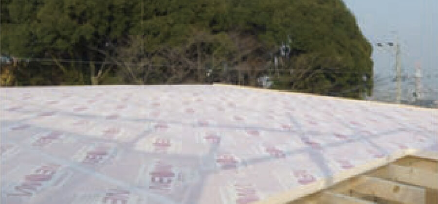 屋根外張り断熱の場合