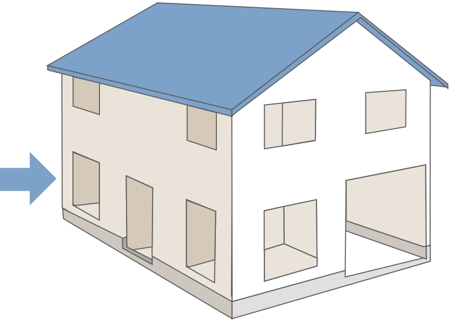 2×4住宅の図